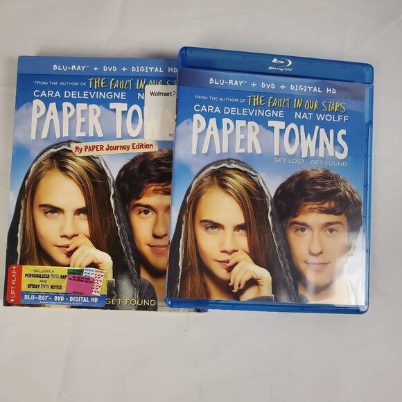 Paper Towns Blu-ray + DVD + Digital HD My Paper Journey Edition (Walmart Exclusi - Picture 1 of 4